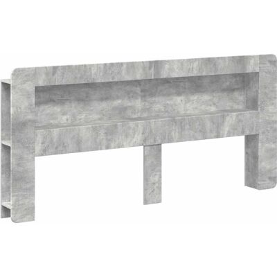 VIDAXL Testata Del Letto Grigio Cemento Legno Ingegnerizzato VIDAXL Testata Del Letto Grigio Cemento Legno Ingegnerizzato