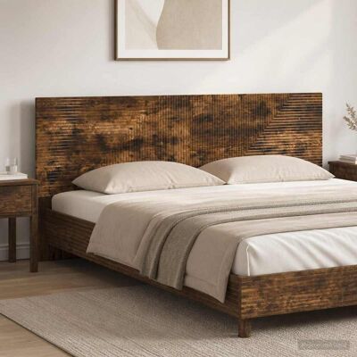 VIDAXL Testiera Da Muro Haarlem Rovere Fumo Legno Ingegnerizzato VIDAXL Testiera Da Muro Haarlem Rovere Fumo Legno Ingegnerizzato