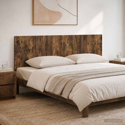VIDAXL Testiera Da Muro Arnhem Rovere Fumo Legno Ingegnerizzato VIDAXL Testiera Da Muro Arnhem Rovere Fumo Legno Ingegnerizzato