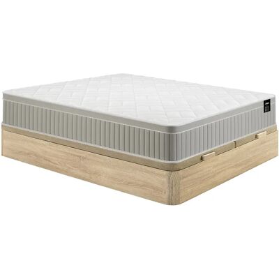 Unique Set 180 X 200 Cm Rete Letto Contenitore Naturale Chiaro + Materasso In Memory Foam E Gel A 7 Zone Sp 22cm - Somira Di Ysmée Unique Set 180 X 200 Cm Rete Letto Contenitore Naturale Chiaro + Materasso In Memory Foam E Gel A 7 Zone Sp 22cm - Somira Di Ysmée