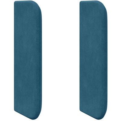 VIDAXL Orecchia Della Testata Blu 40,5 X 40,5 X 4 Cm Velluto VIDAXL Orecchia Della Testata Blu 40,5 X 40,5 X 4 Cm Velluto
