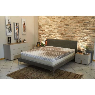 PROVENCE LITERIE Materasso - Faccia Estate + Faccia Inverno Schiuma Levigata In Lattice Ad Alta Resilienza Faccia Inverno Memory Di Forma 70 Kg/mâ³ Tessuto Di Soia Naturale 90x200 X 25,5 Cm Lusso Marrone - Supporto Ri PROVENCE LITERIE Materasso - Faccia Estate + Faccia Inverno Schiuma Levigata In Lattice Ad Alta Resilienza Faccia Inverno Memory Di Forma 70 Kg/mâ³ Tessuto Di Soia Naturale 90x200 X 25,5 Cm Lusso Marrone - Supporto Ri