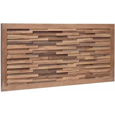 VIDAXL Testiera Del Letto Naturale Legno Di Teak Solido VIDAXL Testiera Del Letto Naturale Legno Di Teak Solido