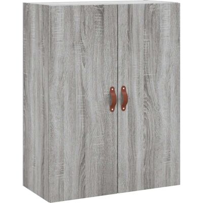 HELLOSHOP26 Mobiletto A Muro Dal Design Moderno Con Pratico Spazio Contenitivo 69 X 34 X 90 Cm In Legno Composito Grigio Sonoma 020048570 HELLOSHOP26 Mobiletto A Muro Dal Design Moderno Con Pratico Spazio Contenitivo 69 X 34 X 90 Cm In Legno Composito Grigio Sonoma 020048570