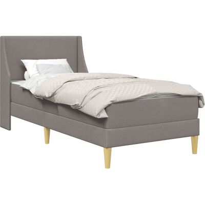 VIDAXL Struttura Letto Con Materasso Con Testiera Poliestere VIDAXL Struttura Letto Con Materasso Con Testiera Poliestere