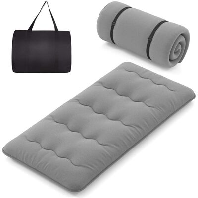HELLOSHOP26 Materasso Futon 90 X 200 Cm Pieghevole E Portatile Con Rivestimento Sfoderabile Stile Moderno In Microfibra Grigia 200017893 HELLOSHOP26 Materasso Futon 90 X 200 Cm Pieghevole E Portatile Con Rivestimento Sfoderabile Stile Moderno In Microfibra Grigia 200017893