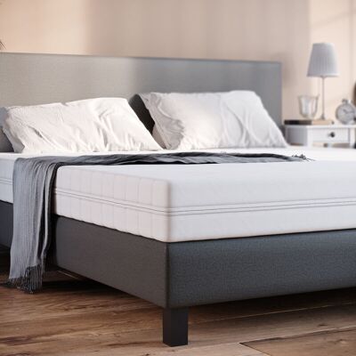 VitaliSpa - Materasso In Schiuma Fredda , Bianco, 180 X 200 Cm H3 Grado Di Durezza, 7 Zone VitaliSpa - Materasso In Schiuma Fredda , Bianco, 180 X 200 Cm H3 Grado Di Durezza, 7 Zone