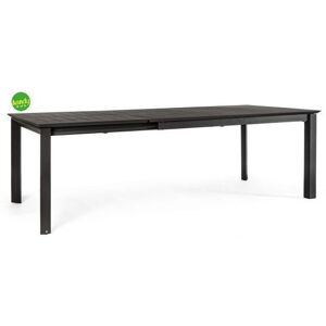 BIZZOTTO - Tavolo Allungabile Konnor Antracite 160/240 X 100 X76 Cm BIZZOTTO - Tavolo Allungabile Konnor Antracite 160/240 X 100 X76 Cm