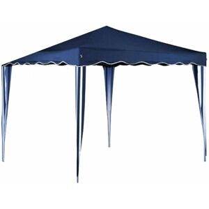 DEFIBRICO - Gazebo In Acciaio E Poliestere Blu 3x3 Mt Marilia DEFIBRICO - Gazebo In Acciaio E Poliestere Blu 3x3 Mt Marilia