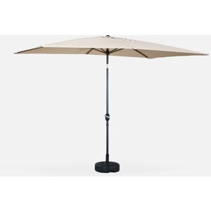 SWEEEK Ombrellone Rettangolare in Alluminio - 2x3m, Sabbia, Masto Regolabile SWEEEK Ombrellone Rettangolare in Alluminio - 2x3m, Sabbia, Masto Regolabile