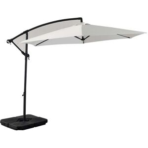 GARDENIA Ombrellone Manhattan Ø 3 Mt, Palo Laterale, Grigio GARDENIA Ombrellone Manhattan Ø 3 Mt, Palo Laterale, Grigio