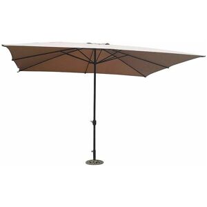 GARDENIA Ombrellone Trinidad 3x4 Mt, Palo Centrale In Acciaio Ø 48 Mm, 8 Stecche, Telo In Poliestere 180 Gr, Colore Bianco GARDENIA Ombrellone Trinidad 3x4 Mt, Palo Centrale In Acciaio Ø 48 Mm, 8 Stecche, Telo In Poliestere 180 Gr, Colore Bianco