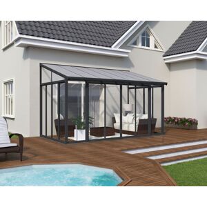 CHALET & JARDIN Chalet&jardin - Canopia San Remo Pergola Chiusa In Alluminio 3x4.4 M Grigio CHALET & JARDIN Chalet&jardin - Canopia San Remo Pergola Chiusa In Alluminio 3x4.4 M Grigio