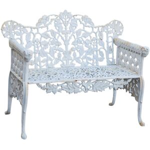 Panchina da giardino Biscottini - Stile Art Nouveau - 110x56x86 cm Panchina da giardino Biscottini - Stile Art Nouveau - 110x56x86 cm