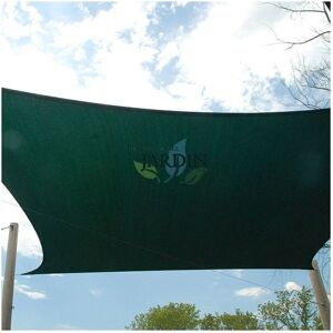 SUINGA - Tenda A Vela Quadrata Verde 5 X 5 Metri, 150 Gr/m2 Tenda Da Giardino Uv Con Corde SUINGA - Tenda A Vela Quadrata Verde 5 X 5 Metri, 150 Gr/m2 Tenda Da Giardino Uv Con Corde