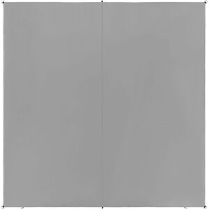 Beliani Tenda da sole da giardino esterno - 3x3m resistente ai raggi UV Grigia Beliani Tenda da sole da giardino esterno - 3x3m resistente ai raggi UV Grigia