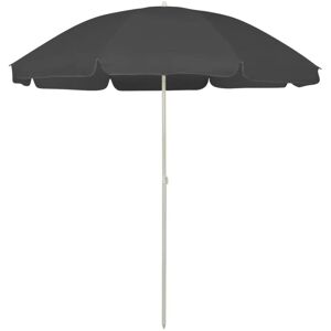 Nnevl Ombrellone da spiaggia - Protezione UV, 240cm, Antracite - Ombrellone da spiaggia Nnevl Ombrellone da spiaggia - Protezione UV, 240cm, Antracite - Ombrellone da spiaggia