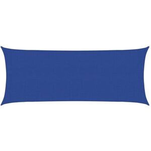 Vela ombreggiante vidaXL 160 g/m² Blu 2x4,5 m Tenda parasole per patio Vela ombreggiante vidaXL 160 g/m² Blu 2x4,5 m Tenda parasole per patio