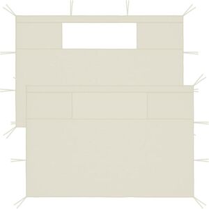 Pareti laterali di gazebo con finestre crema vidaXL - Tipo di prodotto per esterni Pareti laterali di gazebo con finestre crema vidaXL - Tipo di prodotto per esterni