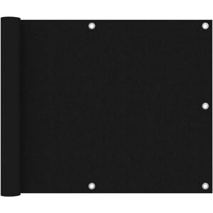 VIDAXL Paravento Da Balcone Nero 75x400 Cm In Tessuto Oxford - VIDAXL Paravento Da Balcone Nero 75x400 Cm In Tessuto Oxford -