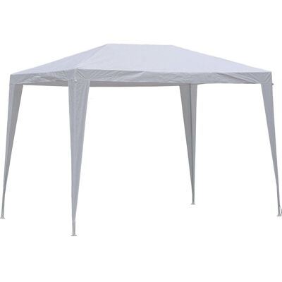 Bauer Gazebo Da Giardino In Acciaio 2x3m Bianco Bauer Gazebo Da Giardino In Acciaio 2x3m Bianco
