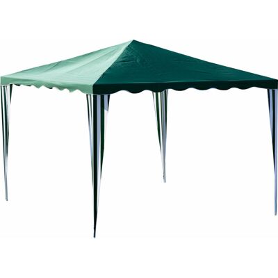 Bauer Gazebo Da Giardino In Acciaio 3x3m Verde Bauer Gazebo Da Giardino In Acciaio 3x3m Verde