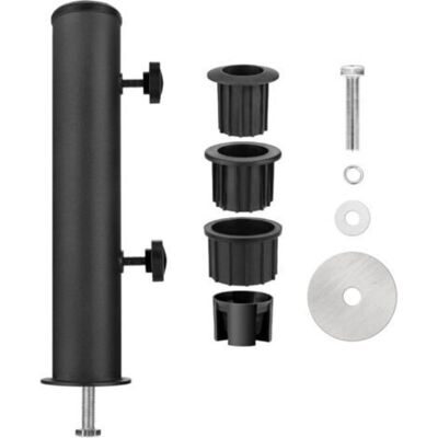 URSUS Supporto Universale Per Ombrelloni Da Esterno In Granito, Base Tubolare In Acciaio Inox Per Ombrelloni Da Esterno, Portaombrelli Fai-da-te – Nero URSUS Supporto Universale Per Ombrelloni Da Esterno In Granito, Base Tubolare In Acciaio Inox Per Ombrelloni Da Esterno, Portaombrelli Fai-da-te – Nero