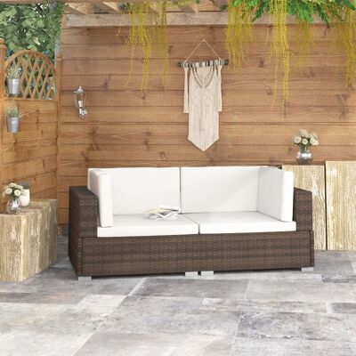 VIDAXL Nova - Sedia Modulare da Esterno - Marrone VIDAXL Nova - Sedia Modulare da Esterno - Marrone