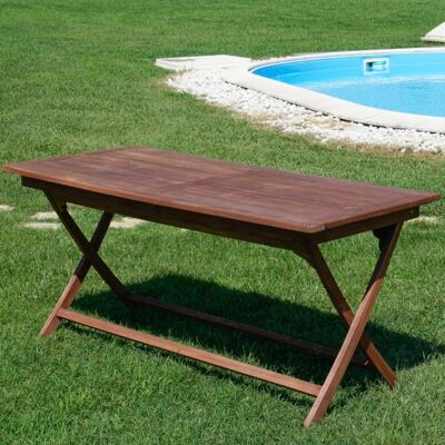 SAN MARCO - Tavolo Rettangolare In Teak 170x70 Cm Richiudibile SAN MARCO - Tavolo Rettangolare In Teak 170x70 Cm Richiudibile