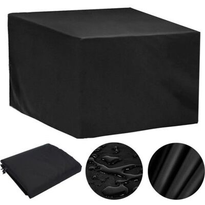 ABYSSE Telo Protettivo Per Mobili Da Giardino, 110 X 110 X 85 Cm, Tessuto Oxford, Impermeabile, Antivento, Resistente Ai Raggi Uv (nero) ABYSSE Telo Protettivo Per Mobili Da Giardino, 110 X 110 X 85 Cm, Tessuto Oxford, Impermeabile, Antivento, Resistente Ai Raggi Uv (nero)