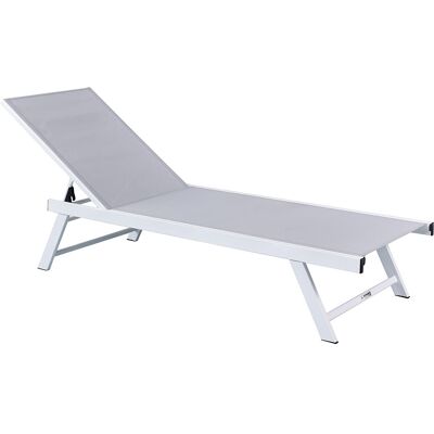 Home Deluxe Nailea Lettino Da Giardino – Acciaio Poliestere Antracite/bianco Home Deluxe Nailea Lettino Da Giardino – Acciaio Poliestere Antracite/bianco