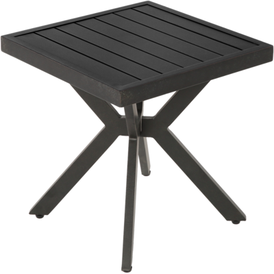 LEMONBEST Tavolino Quadrato In Alluminio Per Esterni, Resistente Alle Intemperie, Facile Manutenzione, Colore Marrone Scuro Per Patio Giardino E Piscina LEMONBEST Tavolino Quadrato In Alluminio Per Esterni, Resistente Alle Intemperie, Facile Manutenzione, Colore Marrone Scuro Per Patio Giardino E Piscina