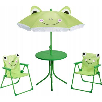 Progarden Mobili Da Giardino Set 4 Pezzi Pieghevole Ombrello Regolabile Progarden Mobili Da Giardino Set 4 Pezzi Pieghevole Ombrello Regolabile