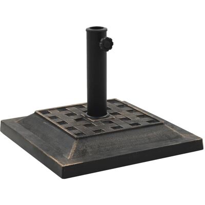 HELLOSHOP26 Base Quadrata Per Ombrellone In Resina Diametro 38 E 48 Mm 12 Kg Bronzo 2202087 HELLOSHOP26 Base Quadrata Per Ombrellone In Resina Diametro 38 E 48 Mm 12 Kg Bronzo 2202087