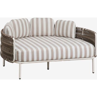 SKLUM Doppia Sdraio In Alluminio E Corda Intrecciata Con Cuscini Tevary SKLUM Doppia Sdraio In Alluminio E Corda Intrecciata Con Cuscini Tevary