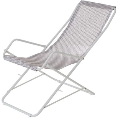 EMU Sdraio Bahama Bianco Per Arredo Esterno Giardino Casa EMU Sdraio Bahama Bianco Per Arredo Esterno Giardino Casa