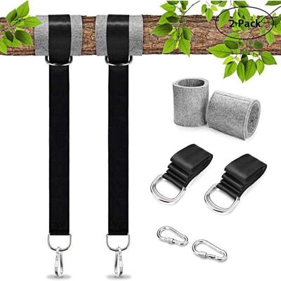 OEM Kit Di Sospensione Per Altalena Da Albero (confezione Da 2) Include Cinghie Da 1,5 M, 2 Protezioni Per Alberi E 2 Moschettoni Facile Installazione Per Qualsiasi Altalena O Amaca. OEM Kit Di Sospensione Per Altalena Da Albero (confezione Da 2) Include Cinghie Da 1,5 M, 2 Protezioni Per Alberi E 2 Moschettoni Facile Installazione Per Qualsiasi Altalena O Amaca.