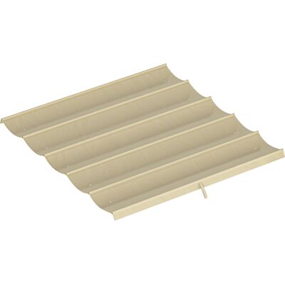 Zone Tetto Di Ricambio Per Pergola 3 X 3 M, Retrattile, Con Fori Di Scolo Pioggia, Resistente Alle Intemperie, Poliestere, Beige Zone Tetto Di Ricambio Per Pergola 3 X 3 M, Retrattile, Con Fori Di Scolo Pioggia, Resistente Alle Intemperie, Poliestere, Beige