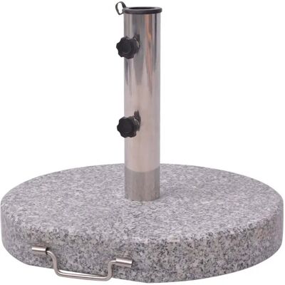 HELLOSHOP26 Base Per Ombrellone In Granito E Acciaio Inox 45 Cm 30 Kg Con Maniglia Per Il Trasporto Stile Moderno Grigio 020045838 HELLOSHOP26 Base Per Ombrellone In Granito E Acciaio Inox 45 Cm 30 Kg Con Maniglia Per Il Trasporto Stile Moderno Grigio 020045838