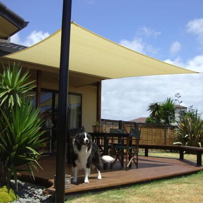 PAPILLON - Vela Ombreggiante Quadrata 3,6x3,6 Mt Ecrù - Giardino Telo Copertura Tenda PAPILLON - Vela Ombreggiante Quadrata 3,6x3,6 Mt Ecrù - Giardino Telo Copertura Tenda