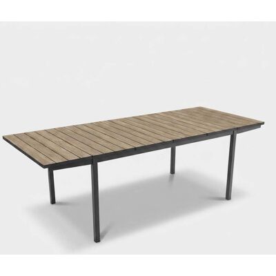 Keter Tavolo Porto Nova Estensibile 160-240 Cm Effetto Legno Da Giardino (07192) Keter Tavolo Porto Nova Estensibile 160-240 Cm Effetto Legno Da Giardino (07192)