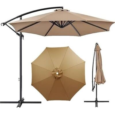 SANS MARQUE Umbrella Cloth Replacement Parasol Canopy, 7ft/9ft/10ft Garden Cover, Washable Patio Canopy(red,9ft 8ribs)(khaki,9ft 8ribs) SANS MARQUE Umbrella Cloth Replacement Parasol Canopy, 7ft/9ft/10ft Garden Cover, Washable Patio Canopy(red,9ft 8ribs)(khaki,9ft 8ribs)