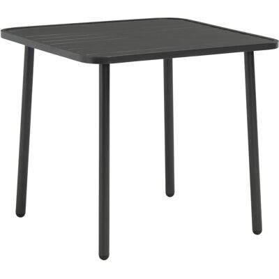 vidaXL - 44258 - Grigio scuro - 80x80x72 cm - Tavolo da giardino vidaXL - 44258 - Grigio scuro - 80x80x72 cm - Tavolo da giardino