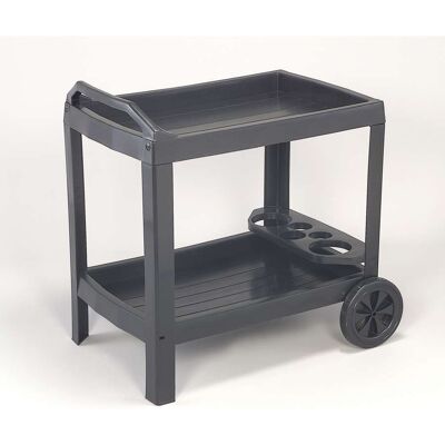 Progarden Ipae Carrello Portavivande Astro- Antracite - 53x74x73 Cm Progarden Ipae Carrello Portavivande Astro- Antracite - 53x74x73 Cm