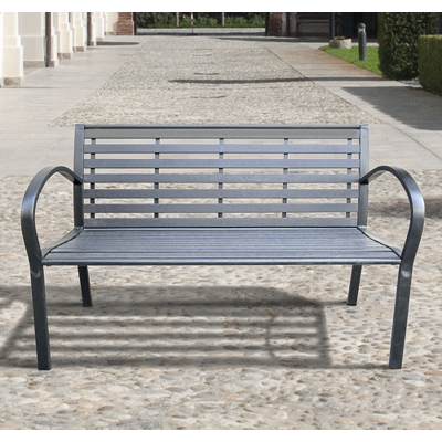 PAPILLON - Tulsa - 126x46x80 cm - Antracite - Bench PAPILLON - Tulsa - 126x46x80 cm - Antracite - Bench