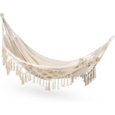 OEM Amaca 200 X 150 Cm, Portata Massima 200 Kg, Amaca Doppia Da Esterno Per 1 O 2 Persone, Realizzata In Cotone In Stile Bohémien, Ideale Per Giardino, Balcone O Terrazzo. Amaca Traspirante Per Adulti, Co OEM Amaca 200 X 150 Cm, Portata Massima 200 Kg, Amaca Doppia Da Esterno Per 1 O 2 Persone, Realizzata In Cotone In Stile Bohémien, Ideale Per Giardino, Balcone O Terrazzo. Amaca Traspirante Per Adulti, Co