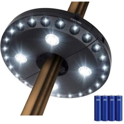SCORPIO Illuminazione Per Ombrellone Con 3 Livelli Di Luminosità, 28 Led A 220 Lux – Richiede 4 Batterie Aa, Ombrellone Leggero Con Palo Per Patio, Campeggio, Tende O Altre Attività All'aperto SCORPIO Illuminazione Per Ombrellone Con 3 Livelli Di Luminosità, 28 Led A 220 Lux – Richiede 4 Batterie Aa, Ombrellone Leggero Con Palo Per Patio, Campeggio, Tende O Altre Attività All'aperto