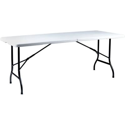 EUROGARDEN Tavolo Da Campeggio Pieghevole In Polietilene Bianco 180x74x74 Cm EUROGARDEN Tavolo Da Campeggio Pieghevole In Polietilene Bianco 180x74x74 Cm