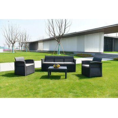 MARCA C Set 4 Pz Salotto C/divano 3p Grafite Urban Trio MARCA C Set 4 Pz Salotto C/divano 3p Grafite Urban Trio