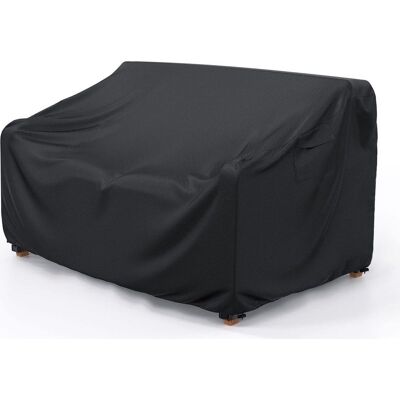 SANS MARQUE Telo Di Copertura Per Panchina Da Giardino A 2 Posti - 100% Impermeabile - Telo Per Lettino Prendisole 199x84x82 Cm - Robusto - Nero SANS MARQUE Telo Di Copertura Per Panchina Da Giardino A 2 Posti - 100% Impermeabile - Telo Per Lettino Prendisole 199x84x82 Cm - Robusto - Nero